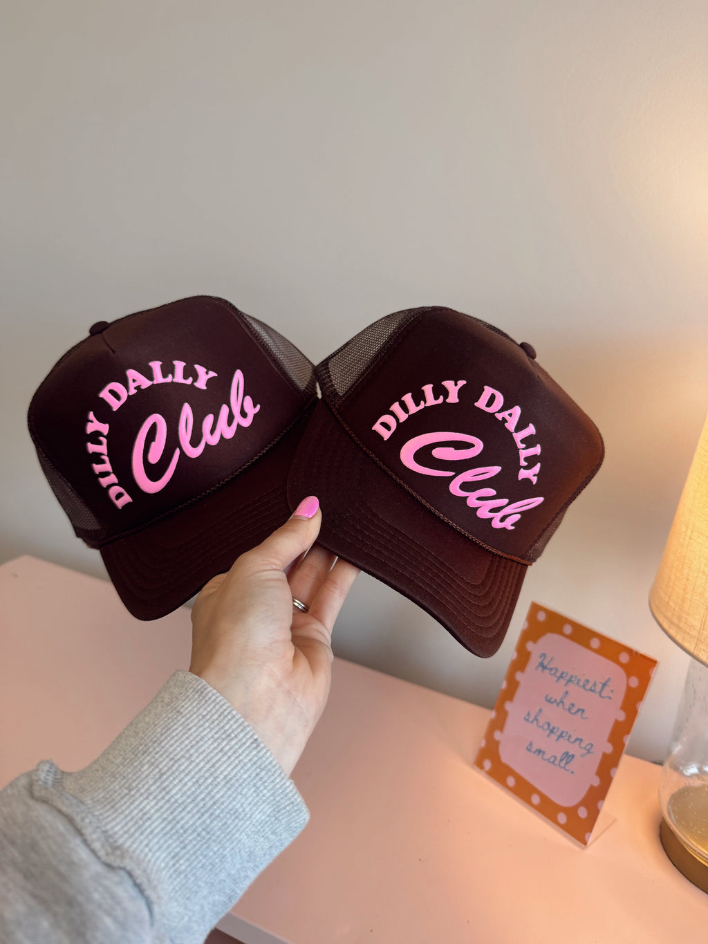 Dilly Dally Club Hat - Puff Print