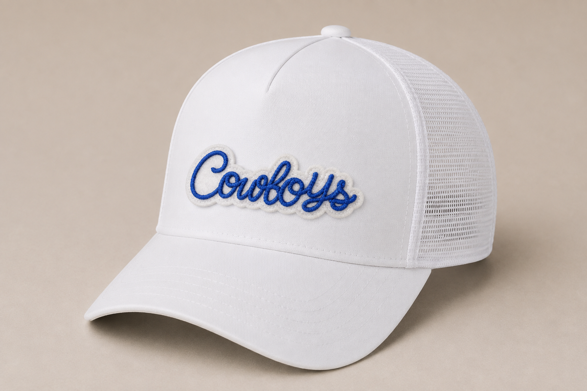 Dallas Cowboys Script Trucker Hat