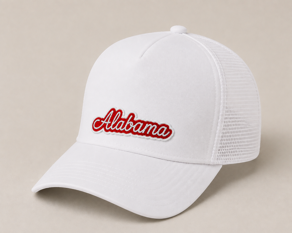 Alabama Script Trucker Hat