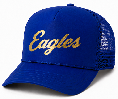 Canyon Ridge Eagles Script Trucker Hat