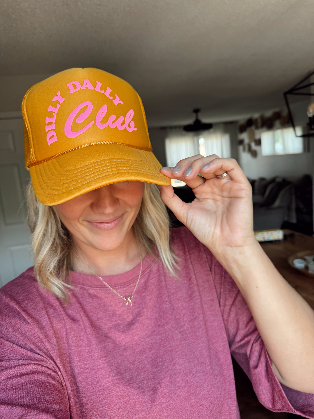 Dilly Dally Club Hat - Puff Print