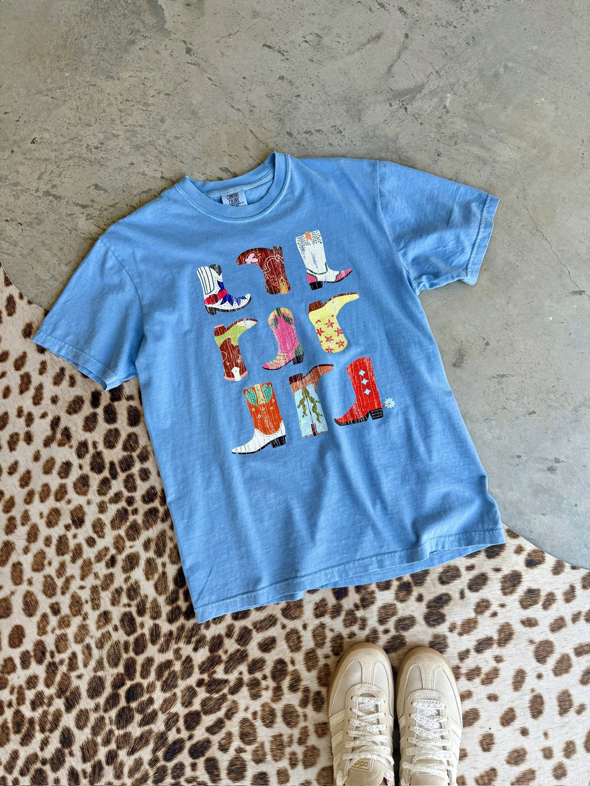 Colorful Boots Tee