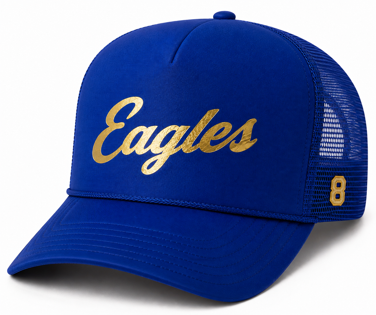 Canyon Ridge Eagles Script Trucker Hat