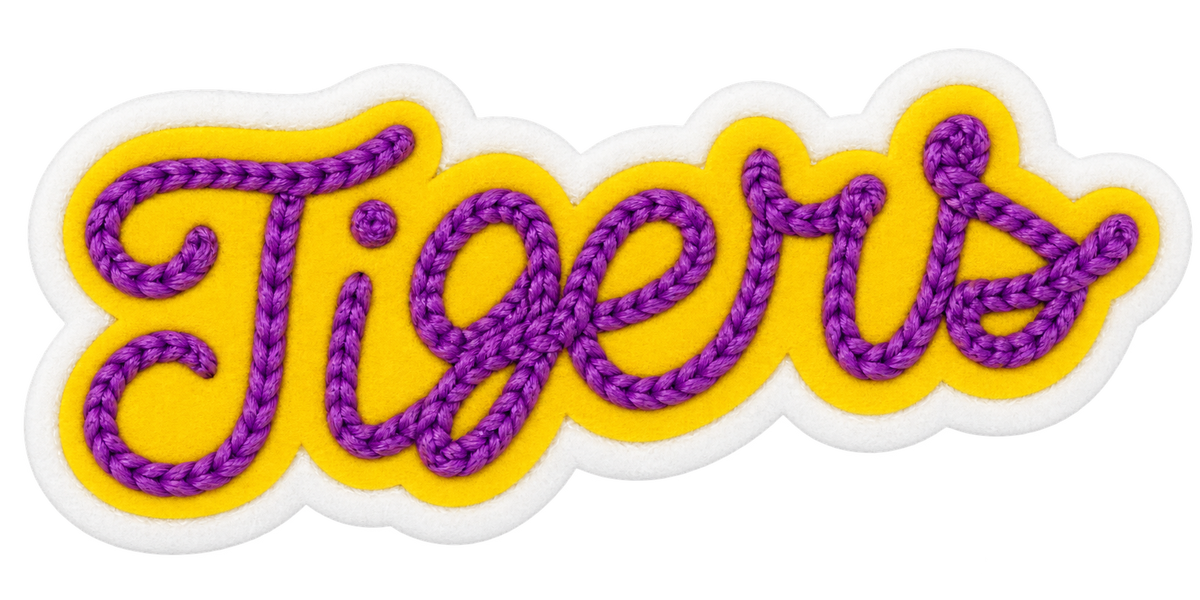 LSU Tigers Script Trucker Hat